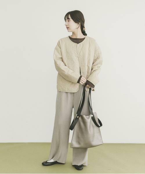 URBAN RESEARCH ITEMS / アーバンリサーチ アイテムズ ノーカラージャケット | ノーカラー中綿ブルゾン | 詳細24