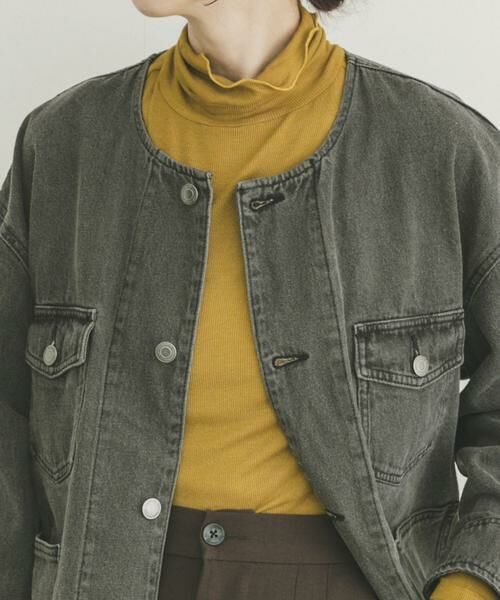 URBAN RESEARCH ITEMS / アーバンリサーチ アイテムズ Tシャツ | リブタートルネックカットソー | 詳細2