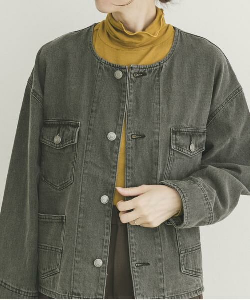 URBAN RESEARCH ITEMS / アーバンリサーチ アイテムズ Tシャツ | リブタートルネックカットソー | 詳細3