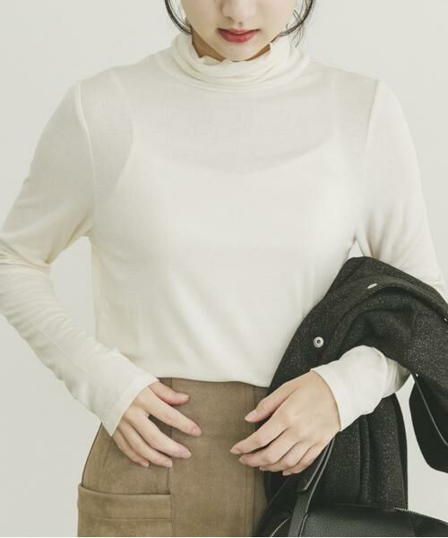 URBAN RESEARCH ITEMS / アーバンリサーチ アイテムズ Tシャツ | リブタートルネックカットソー | 詳細15