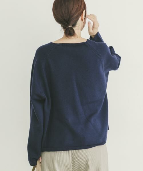 URBAN RESEARCH ITEMS / アーバンリサーチ アイテムズ ニット・セーター | 『洗濯可』クルーネックラグランニット | 詳細8