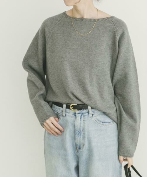 URBAN RESEARCH ITEMS / アーバンリサーチ アイテムズ ニット・セーター | 『洗濯可』クルーネックラグランニット | 詳細24