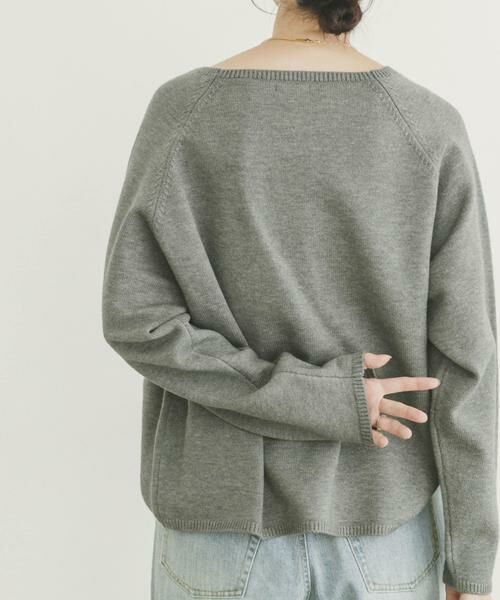 URBAN RESEARCH ITEMS / アーバンリサーチ アイテムズ ニット・セーター | 『洗濯可』クルーネックラグランニット | 詳細25