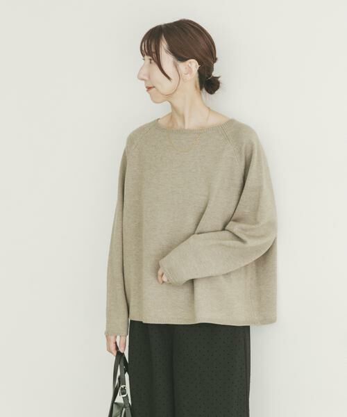 URBAN RESEARCH ITEMS / アーバンリサーチ アイテムズ ニット・セーター | 『洗濯可』クルーネックラグランニット | 詳細30