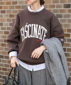 URBAN RESEARCH ITEMS / アーバンリサーチ アイテムズ ニット・セーター | 『洗濯可』スウェットライク刺繍ニット