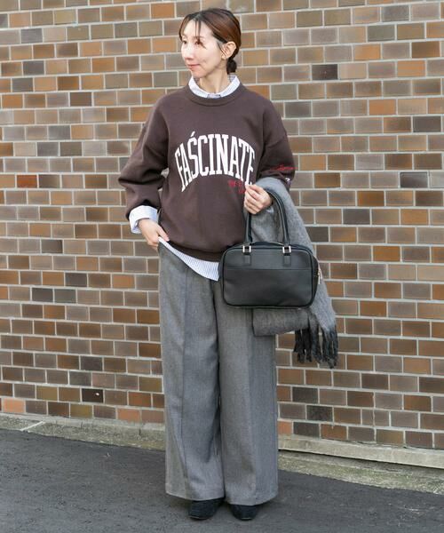 URBAN RESEARCH ITEMS / アーバンリサーチ アイテムズ ニット・セーター | 『洗濯可』スウェットライク刺繍ニット | 詳細4