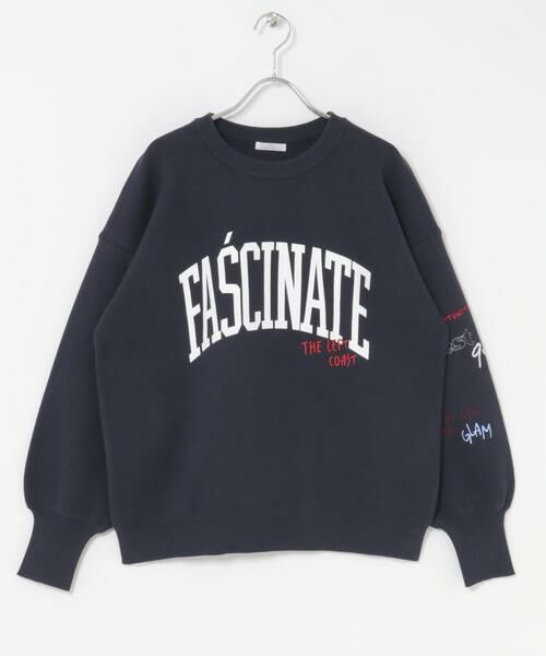 URBAN RESEARCH ITEMS / アーバンリサーチ アイテムズ ニット・セーター | 『洗濯可』スウェットライク刺繍ニット | 詳細15