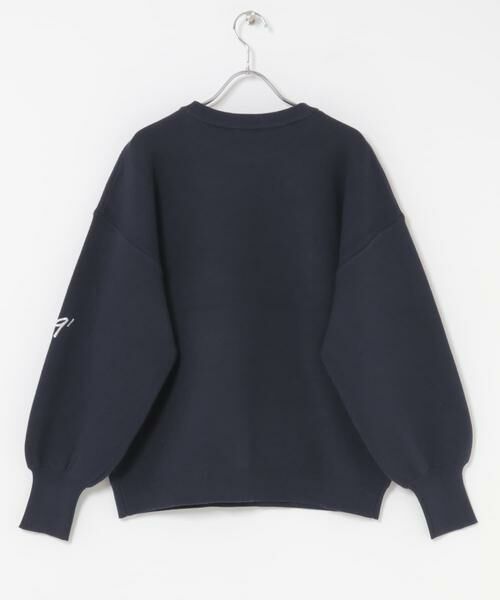 URBAN RESEARCH ITEMS / アーバンリサーチ アイテムズ ニット・セーター | 『洗濯可』スウェットライク刺繍ニット | 詳細16