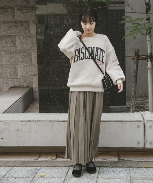 URBAN RESEARCH ITEMS / アーバンリサーチ アイテムズ ニット・セーター | 『洗濯可』スウェットライク刺繍ニット | 詳細21