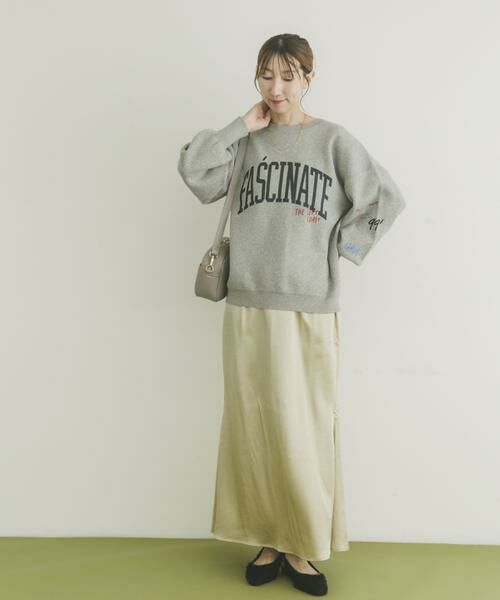 URBAN RESEARCH ITEMS / アーバンリサーチ アイテムズ ニット・セーター | 『洗濯可』スウェットライク刺繍ニット | 詳細29