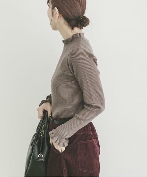 URBAN RESEARCH ITEMS / アーバンリサーチ アイテムズ ニット・セーター | フリルリブニット | 詳細2