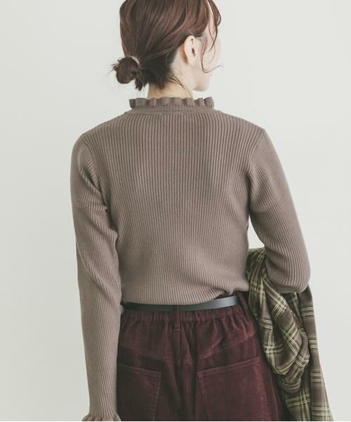 URBAN RESEARCH ITEMS / アーバンリサーチ アイテムズ ニット・セーター | フリルリブニット | 詳細3