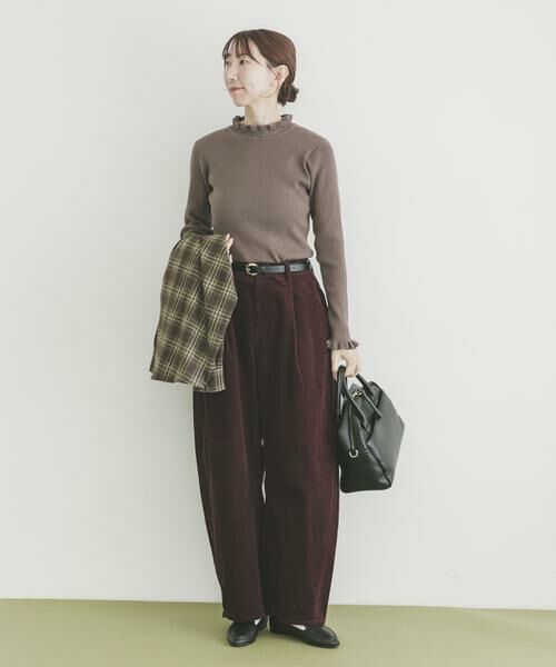 URBAN RESEARCH ITEMS / アーバンリサーチ アイテムズ ニット・セーター | フリルリブニット | 詳細4