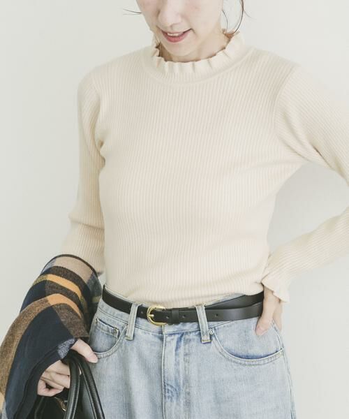 URBAN RESEARCH ITEMS / アーバンリサーチ アイテムズ ニット・セーター | フリルリブニット | 詳細9