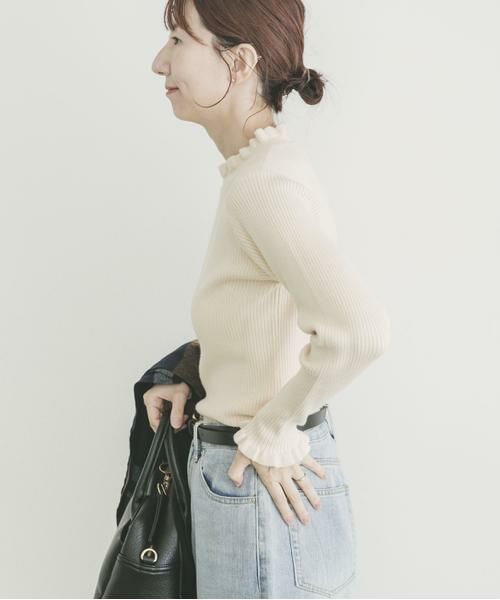 URBAN RESEARCH ITEMS / アーバンリサーチ アイテムズ ニット・セーター | フリルリブニット | 詳細11