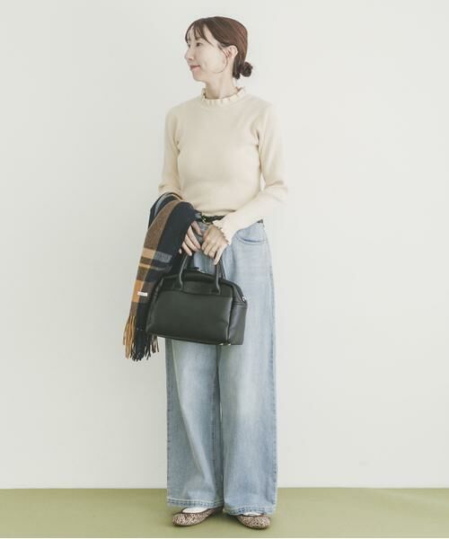 URBAN RESEARCH ITEMS / アーバンリサーチ アイテムズ ニット・セーター | フリルリブニット | 詳細12