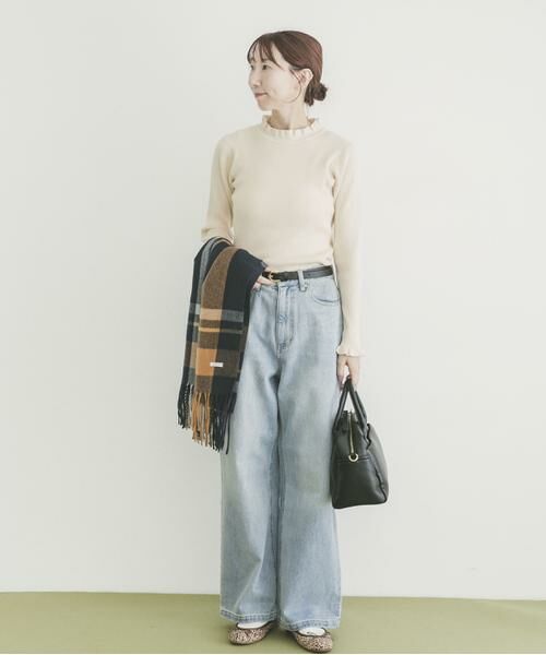 URBAN RESEARCH ITEMS / アーバンリサーチ アイテムズ ニット・セーター | フリルリブニット | 詳細13