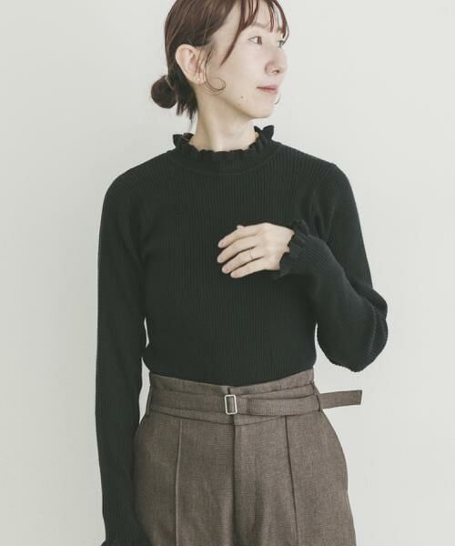 URBAN RESEARCH ITEMS / アーバンリサーチ アイテムズ ニット・セーター | フリルリブニット | 詳細16