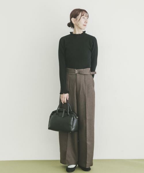 URBAN RESEARCH ITEMS / アーバンリサーチ アイテムズ ニット・セーター | フリルリブニット | 詳細20