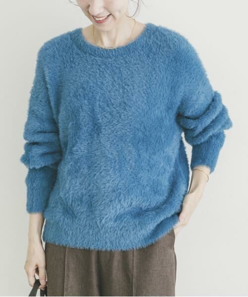 URBAN RESEARCH ITEMS / アーバンリサーチ アイテムズ ニット・セーター | シャギービッグシルエットニット | 詳細1