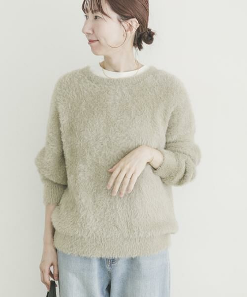 URBAN RESEARCH ITEMS / アーバンリサーチ アイテムズ ニット・セーター | シャギービッグシルエットニット | 詳細18