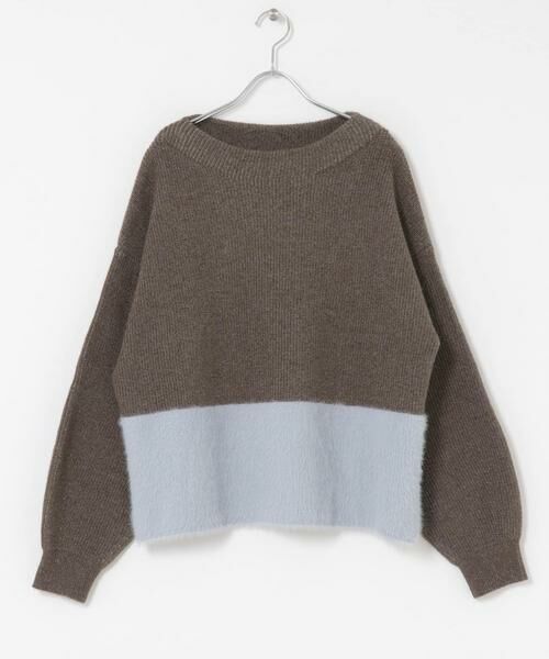 URBAN RESEARCH ITEMS / アーバンリサーチ アイテムズ ニット・セーター | フェザードッキングニット | 詳細6