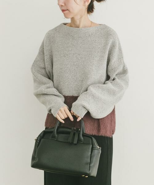 URBAN RESEARCH ITEMS / アーバンリサーチ アイテムズ ニット・セーター | フェザードッキングニット | 詳細8