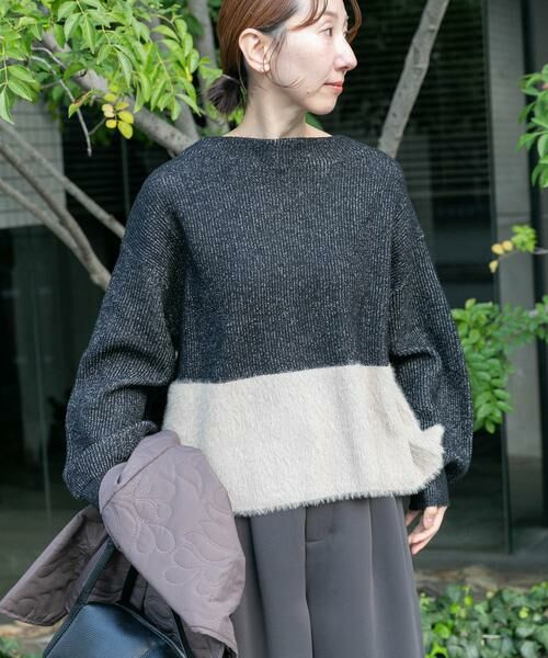 URBAN RESEARCH ITEMS / アーバンリサーチ アイテムズ ニット・セーター | フェザードッキングニット | 詳細17