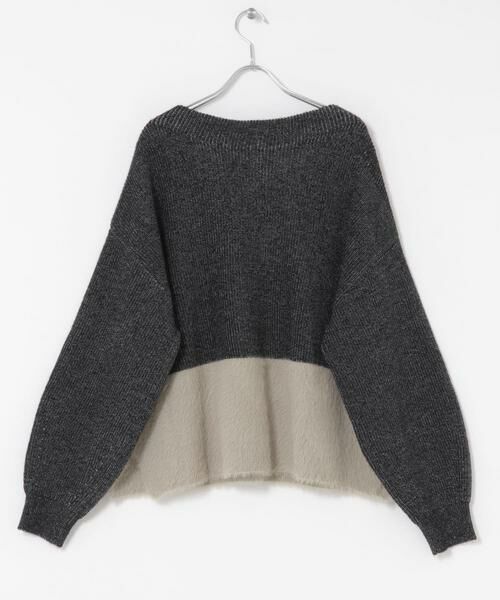 URBAN RESEARCH ITEMS / アーバンリサーチ アイテムズ ニット・セーター | フェザードッキングニット | 詳細23