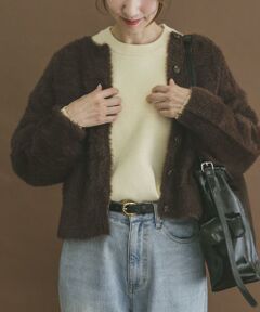 URBAN RESEARCH ITEMS / アーバンリサーチ アイテムズ カーディガン・ボレロ | フェザーニットカーディガン