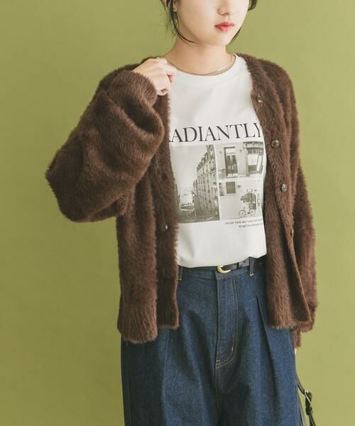 URBAN RESEARCH ITEMS / アーバンリサーチ アイテムズ カーディガン・ボレロ | フェザーニットカーディガン | 詳細1