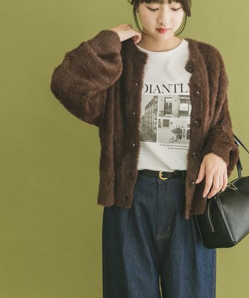 URBAN RESEARCH ITEMS / アーバンリサーチ アイテムズ カーディガン・ボレロ | フェザーニットカーディガン | 詳細3