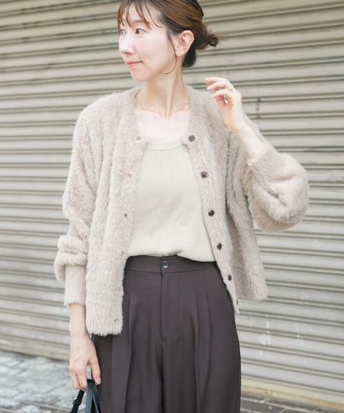 URBAN RESEARCH ITEMS / アーバンリサーチ アイテムズ カーディガン・ボレロ | フェザーニットカーディガン | 詳細14