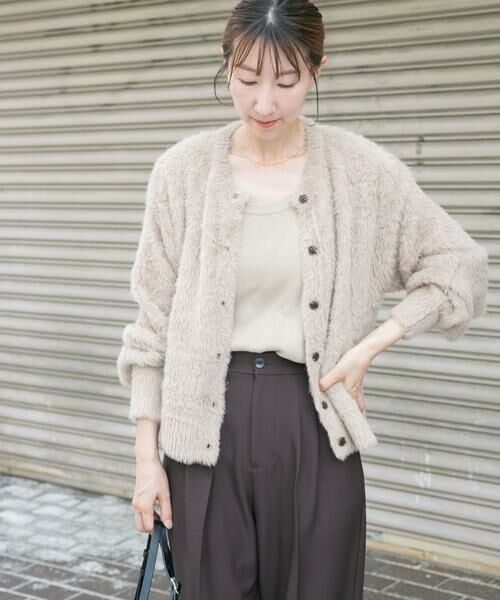 URBAN RESEARCH ITEMS / アーバンリサーチ アイテムズ カーディガン・ボレロ | フェザーニットカーディガン | 詳細15