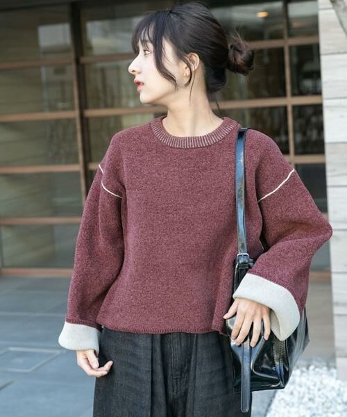 URBAN RESEARCH ITEMS / アーバンリサーチ アイテムズ ニット・セーター | 『洗濯可/毛玉防止』ダブルフェイスモールニット | 詳細2