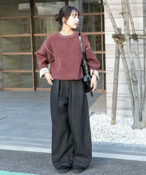 URBAN RESEARCH ITEMS / アーバンリサーチ アイテムズ ニット・セーター | 『洗濯可/毛玉防止』ダブルフェイスモールニット | 詳細4