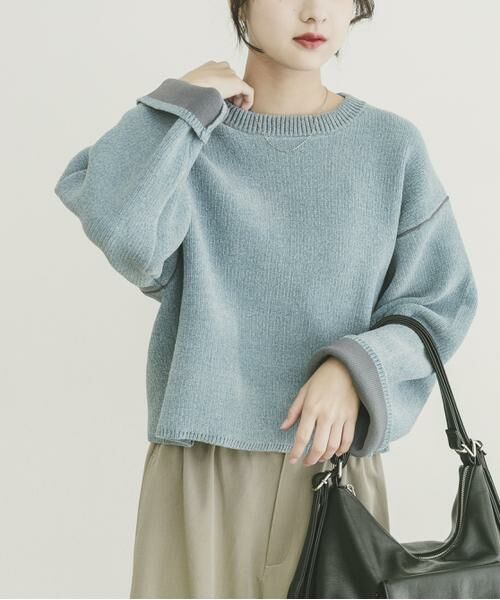 URBAN RESEARCH ITEMS / アーバンリサーチ アイテムズ ニット・セーター | 『洗濯可/毛玉防止』ダブルフェイスモールニット | 詳細8