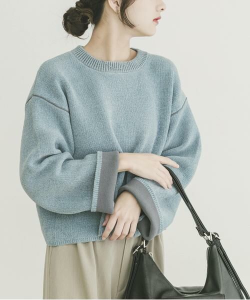 URBAN RESEARCH ITEMS / アーバンリサーチ アイテムズ ニット・セーター | 『洗濯可/毛玉防止』ダブルフェイスモールニット | 詳細9