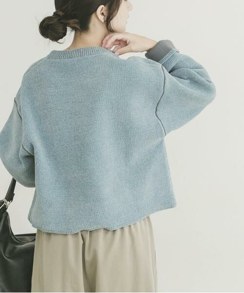 URBAN RESEARCH ITEMS / アーバンリサーチ アイテムズ ニット・セーター | 『洗濯可/毛玉防止』ダブルフェイスモールニット | 詳細10