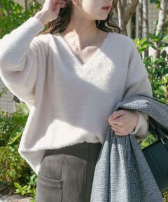 URBAN RESEARCH ITEMS / アーバンリサーチ アイテムズ ニット・セーター | ミニシャギーVネックニット