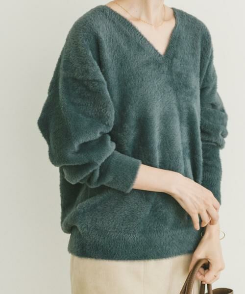 URBAN RESEARCH ITEMS / アーバンリサーチ アイテムズ ニット・セーター | ミニシャギーVネックニット | 詳細3