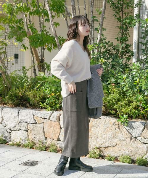 URBAN RESEARCH ITEMS / アーバンリサーチ アイテムズ ニット・セーター | ミニシャギーVネックニット | 詳細12