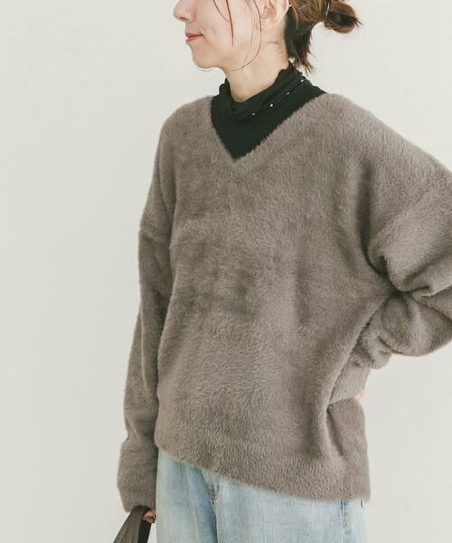 URBAN RESEARCH ITEMS / アーバンリサーチ アイテムズ ニット・セーター | ミニシャギーVネックニット | 詳細15