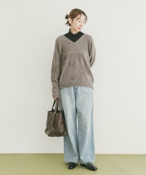 URBAN RESEARCH ITEMS / アーバンリサーチ アイテムズ ニット・セーター | ミニシャギーVネックニット | 詳細19