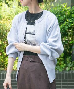 URBAN RESEARCH ITEMS / アーバンリサーチ アイテムズ カーディガン・ボレロ | ドットボタンラメニットカーディガン