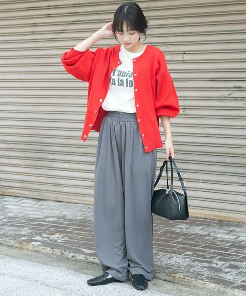 URBAN RESEARCH ITEMS / アーバンリサーチ アイテムズ カーディガン・ボレロ | ドットボタンラメニットカーディガン | 詳細4