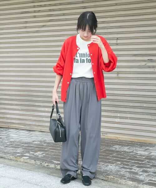 URBAN RESEARCH ITEMS / アーバンリサーチ アイテムズ カーディガン・ボレロ | ドットボタンラメニットカーディガン | 詳細5