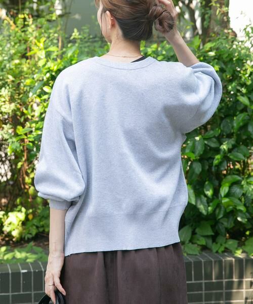 URBAN RESEARCH ITEMS / アーバンリサーチ アイテムズ カーディガン・ボレロ | ドットボタンラメニットカーディガン | 詳細19