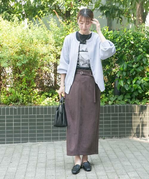 URBAN RESEARCH ITEMS / アーバンリサーチ アイテムズ カーディガン・ボレロ | ドットボタンラメニットカーディガン | 詳細21