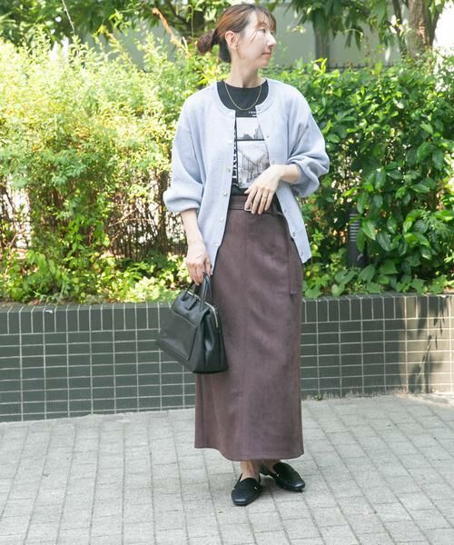 URBAN RESEARCH ITEMS / アーバンリサーチ アイテムズ カーディガン・ボレロ | ドットボタンラメニットカーディガン | 詳細22